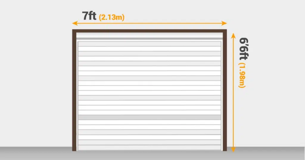 how wide is a single garage door