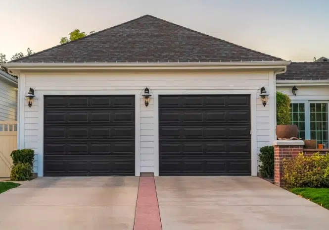 Black Garage Doors
